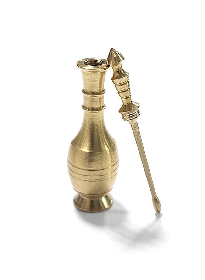 CLENZ 100% Pure Copper Kohl With Pointed Head - Gold - Image 1