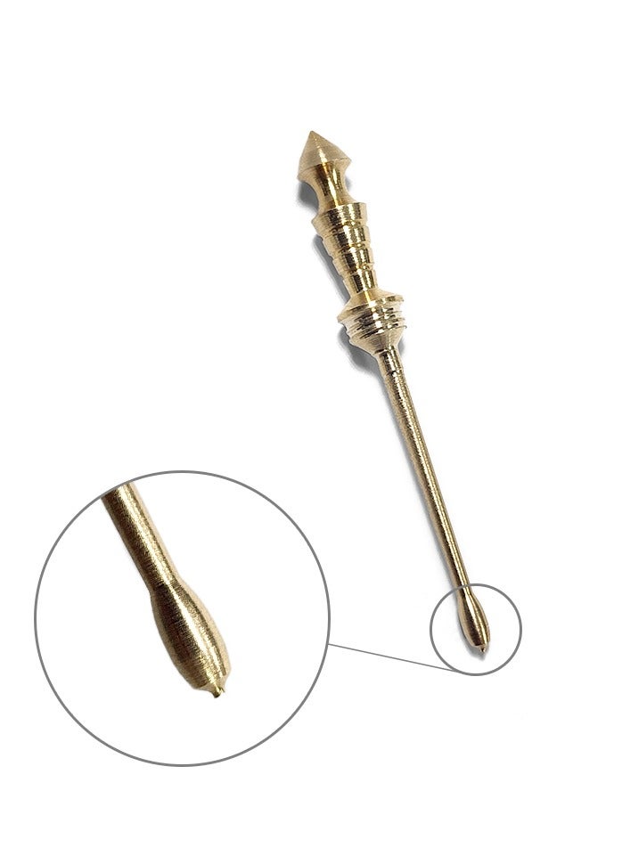 CLENZ 100% Pure Copper Kohl With Pointed Head - Gold - Image 2