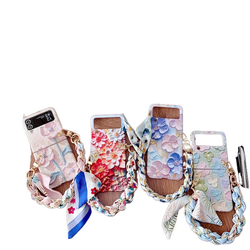 Cover Protective , , PC Embossed Pattern , for Samsung Galaxy Z Flip 6 for Family Use - Image 3