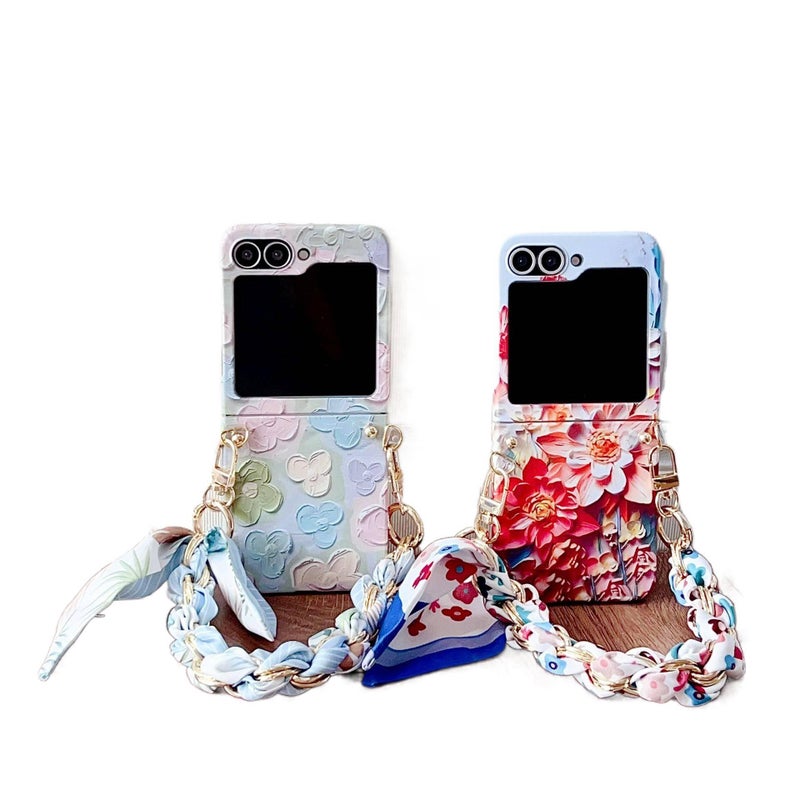 Cover Protective , , PC Embossed Pattern , for Samsung Galaxy Z Flip 6 for Family Use - Image 4