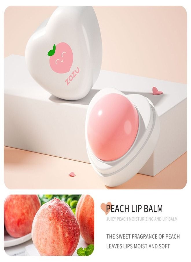 Zozu Sweet Peach Lip Balm 5.8 g A Gentle And Portable Moisturizer That Takes Care Of The Beauty & Health Of Your Lips  - Image 2