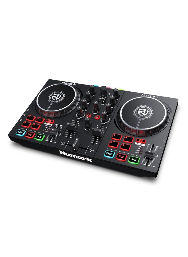 نومارك بارتي ميكس 2 – وحدة تحكم دي جي مع عرض ضوئي مدمج - Image 1