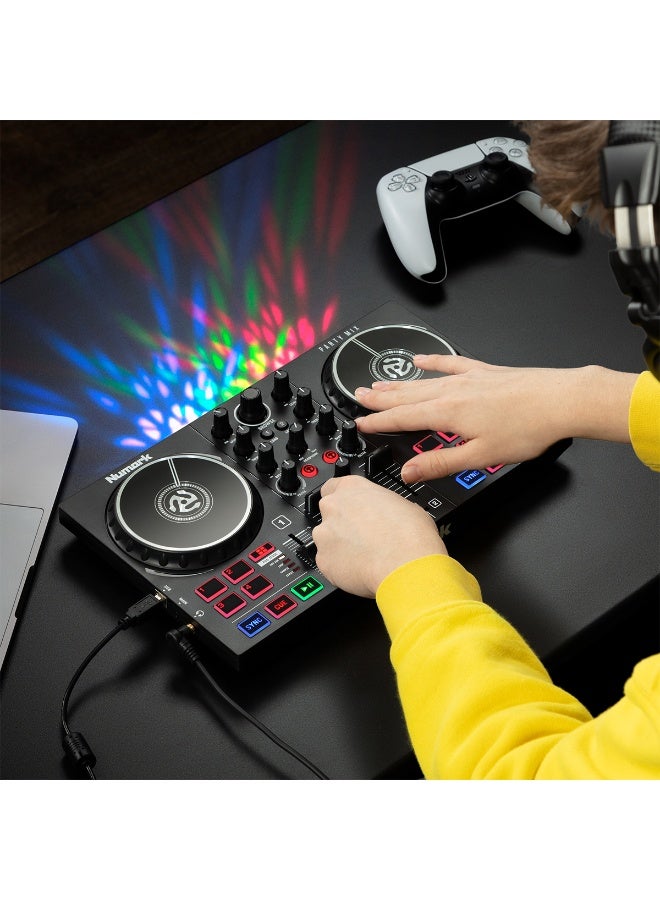 نومارك بارتي ميكس 2 – وحدة تحكم دي جي مع عرض ضوئي مدمج - Image 5