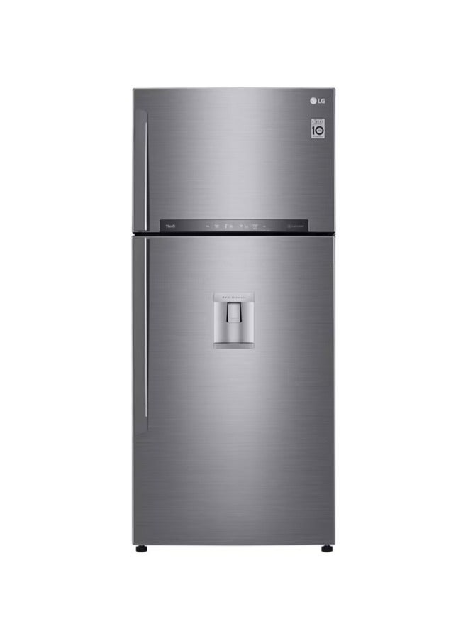 570L Gross Capacity & 422L Net Capacity Side by Side Refrigerator with LINEAR Cooling, Hygiene Fresh+, Multi Air Flow, Fresh Balancer (Humidity Control), Smart Diagnosis, Black, GR-B34FFCDB GR-B34FFCDB Matte Black