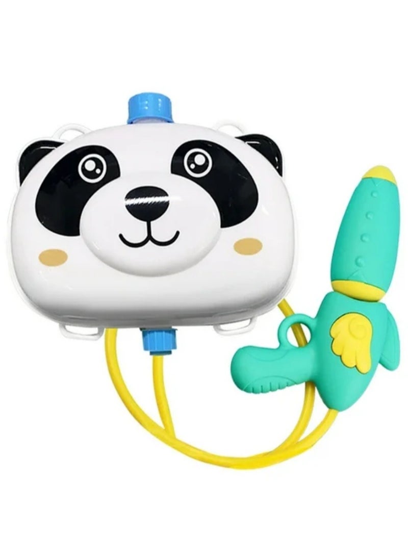WAOKN Backpack Water Gun for Kids Adults, panda Squirt Gun, 1.3L Cartoon Summer Swimming Pool Beach Outdoor Toys Water Fighting Toy for Boys Girls Backyard Beach Fight Game, Kids Summer Pool Beach Sand Outdoor Water Fighting Play Toys Summer Outdoor Water Spray Pull Toy - Image 1