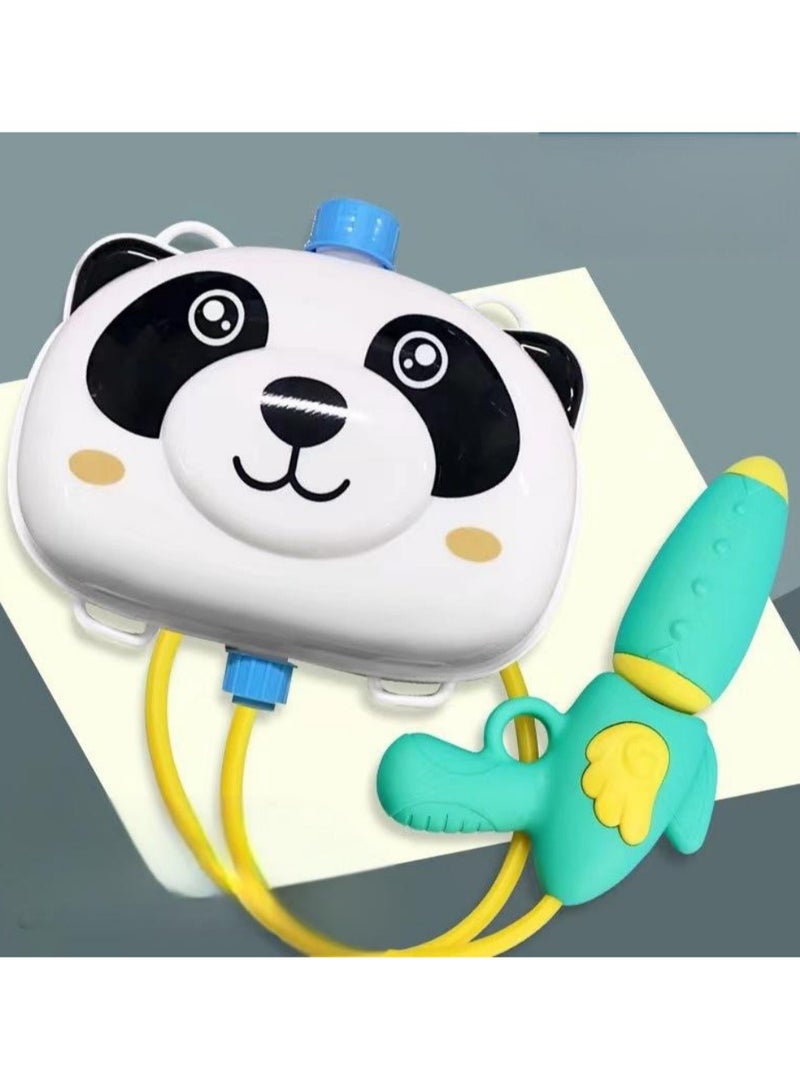 WAOKN Backpack Water Gun for Kids Adults, panda Squirt Gun, 1.3L Cartoon Summer Swimming Pool Beach Outdoor Toys Water Fighting Toy for Boys Girls Backyard Beach Fight Game, Kids Summer Pool Beach Sand Outdoor Water Fighting Play Toys Summer Outdoor Water Spray Pull Toy - Image 5