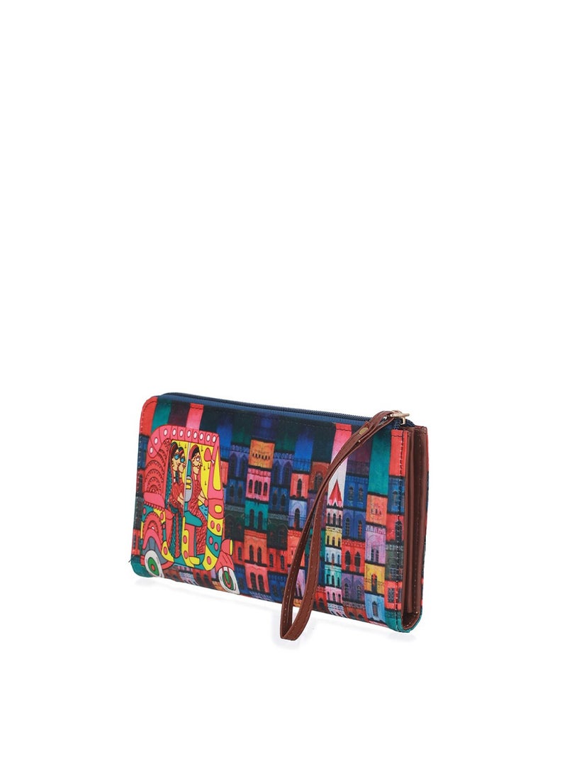 Priyaasi Women Printed Zip Around Wallet  - Image 4