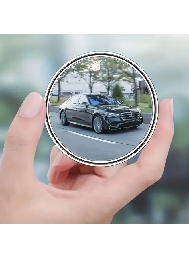 2pcs Black 360 Degree Adjustable HD Car Rearview Mirrors Wide Angle Blind Spot Mirrors - Image 5