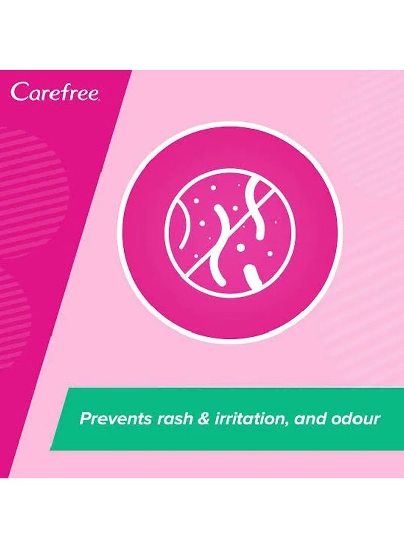 Carefree Daily Intimate Wipes Duo Effect With Green Tea And Aloe Vera 20 Piece  - Image 3