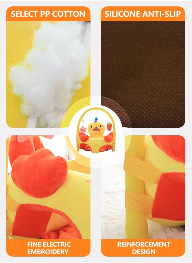Soft Touch - Baby Support Seat Sofa Cartoon Infant Sofa Learning Sitting Chairs Baby Sit Up Chair Back Head Protector Baby Bouncer Infants Floor Seats - Image 1