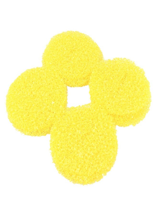 OUNONA 12PCS Shower Sink Filter Hair Catcher Hair Stopper for Kitchen Bathroom - Big Size Pop Up Drain (Yellow) - Image 1