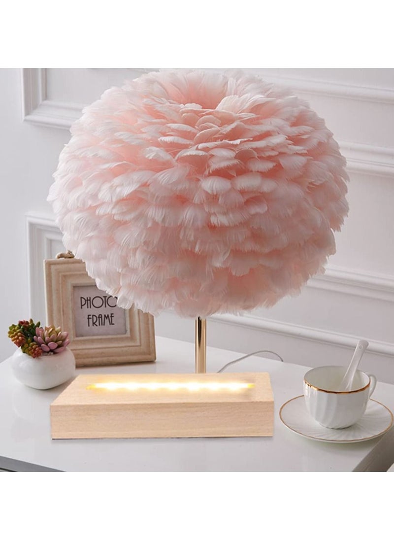 Y&D - 7 inch LED Light Display Pedestal Rectangle for 3D Crystal Glass Art USB Plug Warm Wooden Lighted Base Stand, Mirror Box Centerpieces, Home Decor. - Image 1
