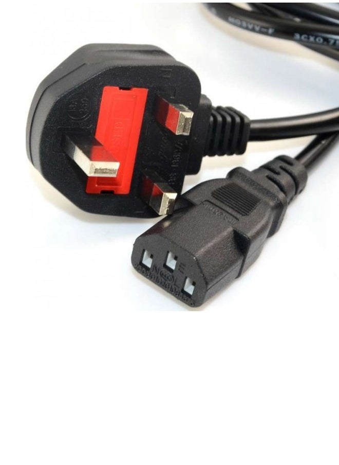 Generic High quality power cable, 1.5 meters long, equipped with a protection fuse  - Image 1