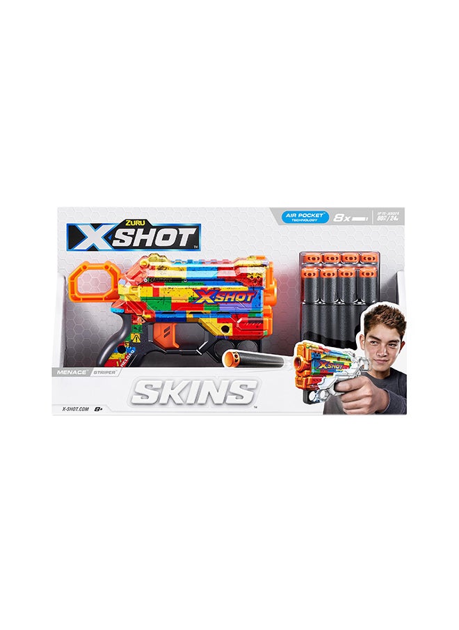 Zuru X-Shot سكينز مينياس سترايبير - لعبة تصويب أكشن للأطفال والمراهقين والبالغين الأولاد والبنات، أنشطة عطلات خارجية، هدايا للأطفال بعمر 8 سنوات وما فوق  - Image 1