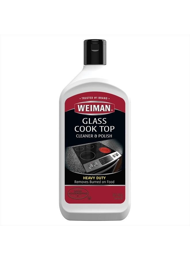 Weiman منظف وملمع ثقيل الوزن لسطح الطهي الزجاجي السيراميكي غير الكاشط، 20 أونصة - Image 1