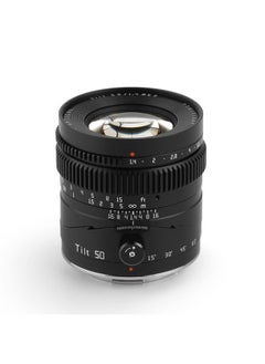 TTArtisan TTArtisan 50mm F1.4 Tilt Manual Lens Large Aperture Full Frame Tilt Portrait Lens Compatible with Sony E-Mount Mirrorless Cameras a7 a7II a7III a7R a7RII a7RIII a7RIV a7S a7SII a9 a7C  - Image 1
