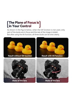 TTArtisan TTArtisan 50mm F1.4 Tilt Manual Lens Large Aperture Full Frame Tilt Portrait Lens Compatible with Sony E-Mount Mirrorless Cameras a7 a7II a7III a7R a7RII a7RIII a7RIV a7S a7SII a9 a7C  - Image 5