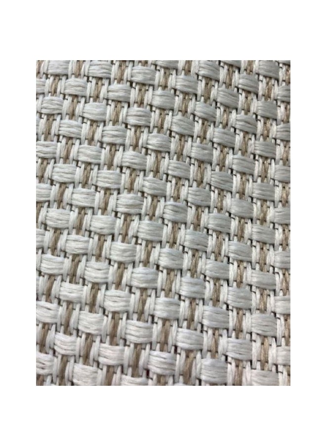 atmosphera Wild Knit Curtain Mouse Grey and Ivory 140 x 260 cm 181086B  - Image 2