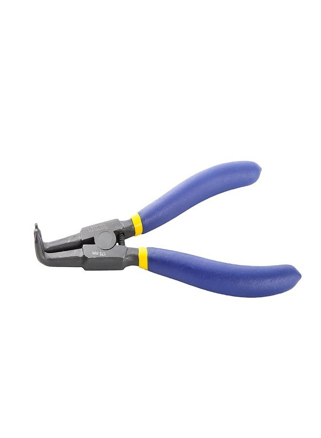 AGRICO TATA AGRICO Circlip Plier Heavy Duty Multi-purpose External Bent Nose Plier Hand Tool Multi Purpose Tool (7Inches-Grey & Blue) - Image 1