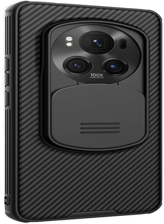 fashion mania for Honor Magic 6 Pro 5G CamShield Pro Case Nillkin Camera Slide Protection Cover (Black)