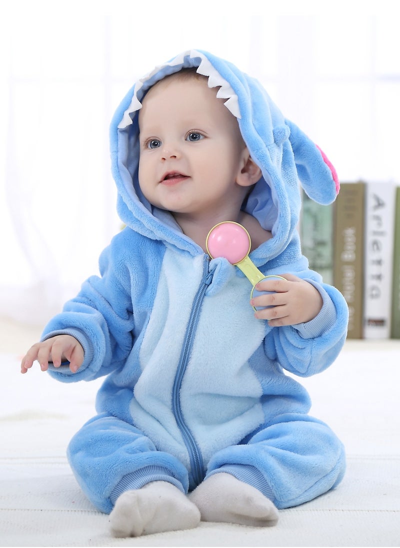 Loquat - Stitch Themed Comfy Onesie Blue/Pink/White - Image 1