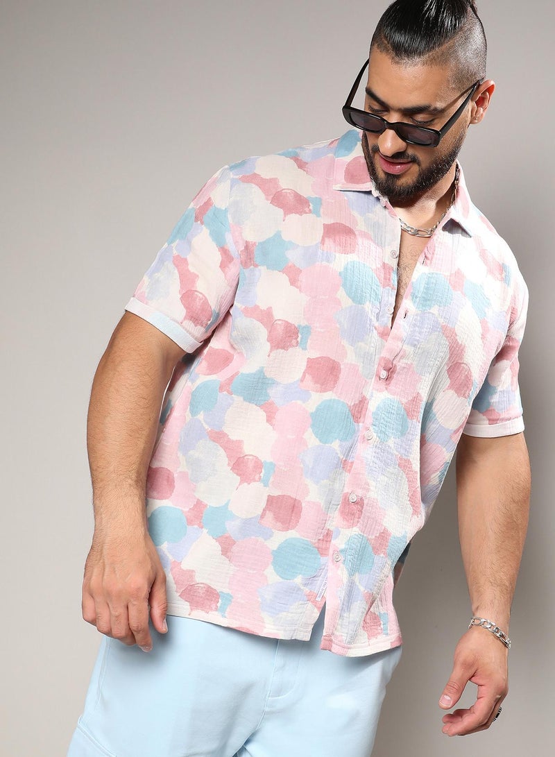 Instafab Plus Artistic Abstract Shirt - Image 2