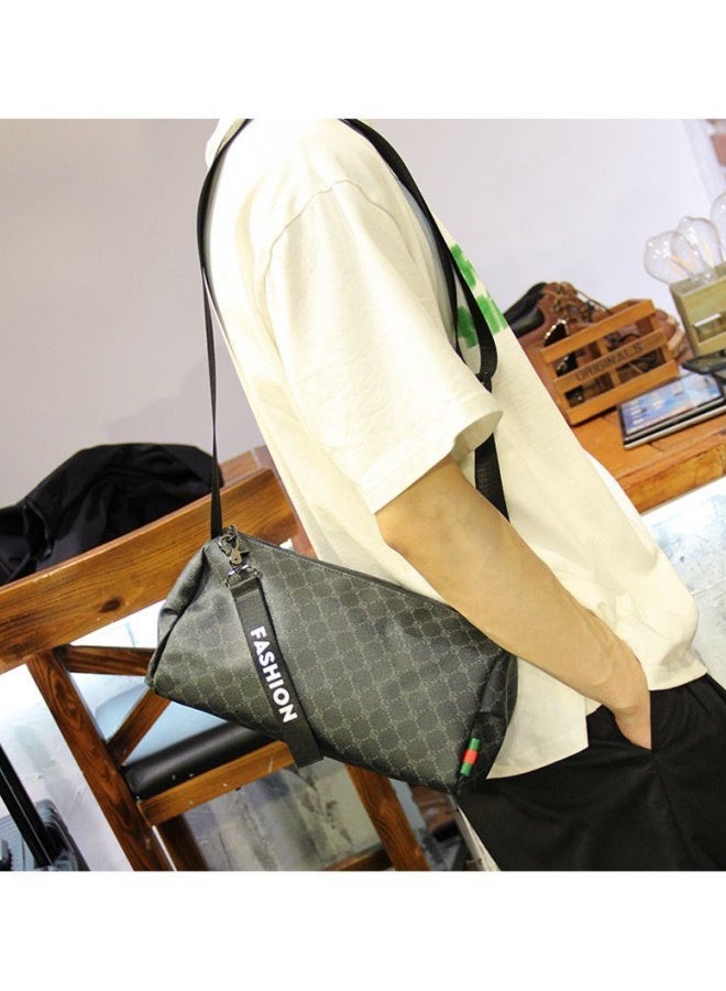 SHABILI Men's Versatile Black Shoulder Bag, Boys' Multi-pocket Crossbody Bag Sling Bag Side Bag Carry Bag Messenger Bag, Daily Commuter Cycling Bag Sports Bag Phone Bag Trekking Bag for Students, Teenagers - Image 2
