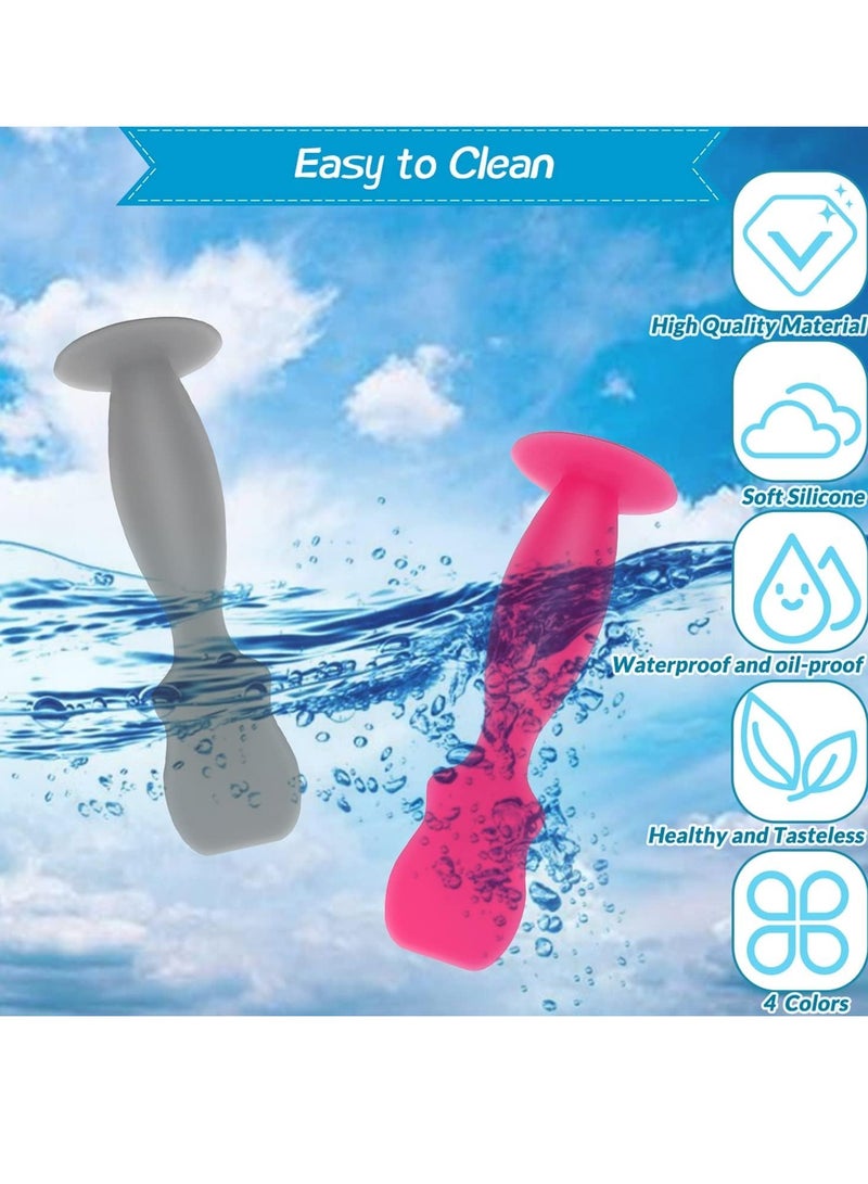 Excefore Baby Diaper Cream Spatula Applicator, 4 Pack Baby Paste Spatulas Made of Soft Silicone,Mini Baby Diaper Rash Cream Brush (Small) - Image 5