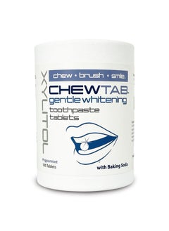 Weldental Chewtab Gentle Whitening Toothpaste Tablets 180 Count Refill (Peppermint)
