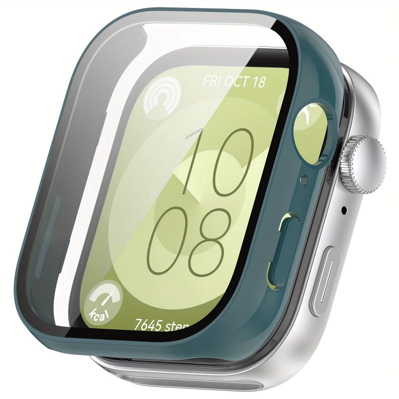 فيلم حماية زجاجي مقسّى شفاف لساعة Huawei Fit3 الذكية، بإطار فائق النحافة، مقاوم للخدوش، وحساس للمس - Image 5
