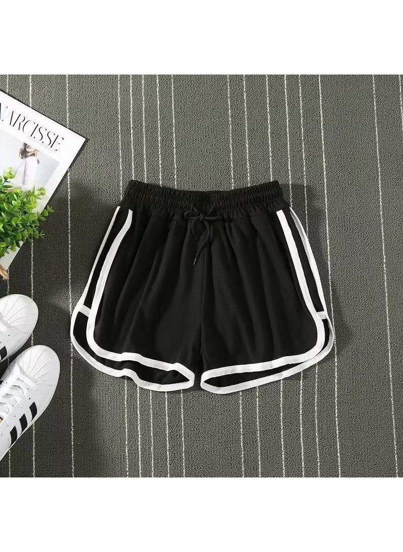 Mens Breathable Quick-Dry Running Shorts Black  - Image 1