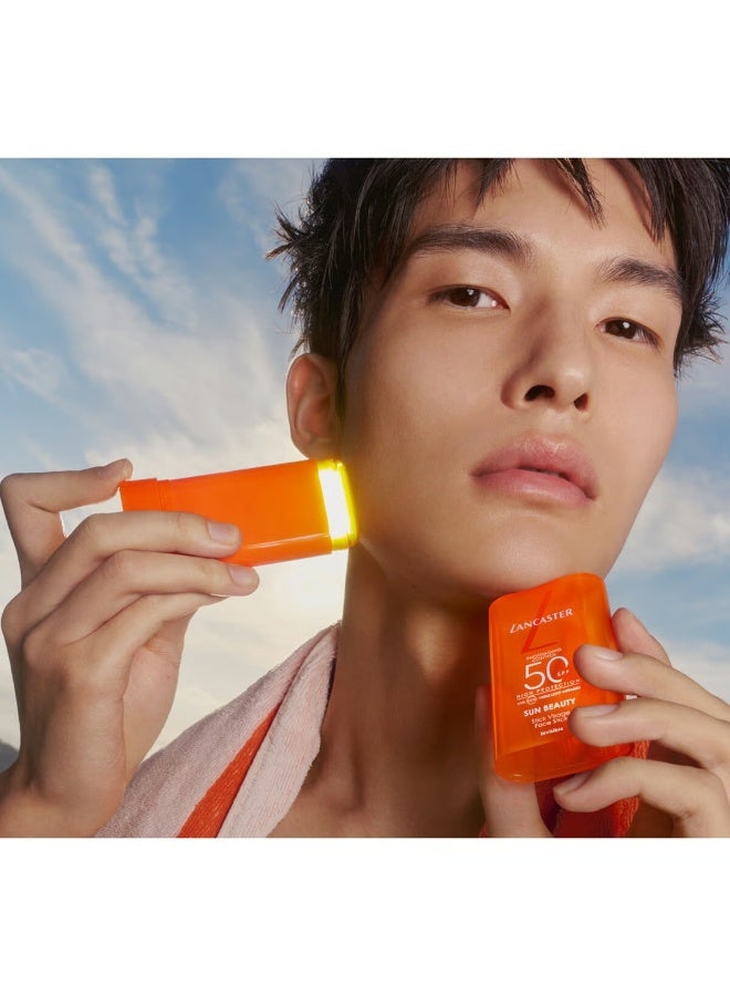 Lancaster Sun Beauty Invisible Face Stick SPF50 19g - Image 3