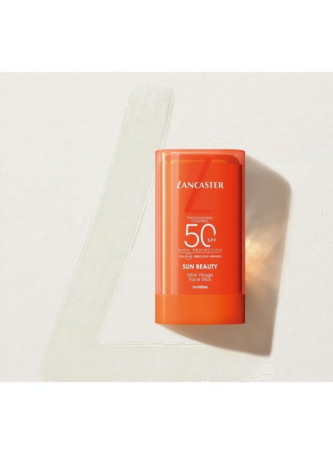 Lancaster Sun Beauty Invisible Face Stick SPF50 19g - Image 4