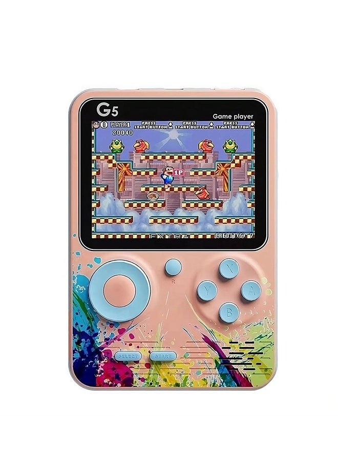 ShebSheb 500 In 1 Colorful Handheld Game Console,Portable Retro Handheld Gaming Console,Mini Pocket Video Games for Kids  - Image 1