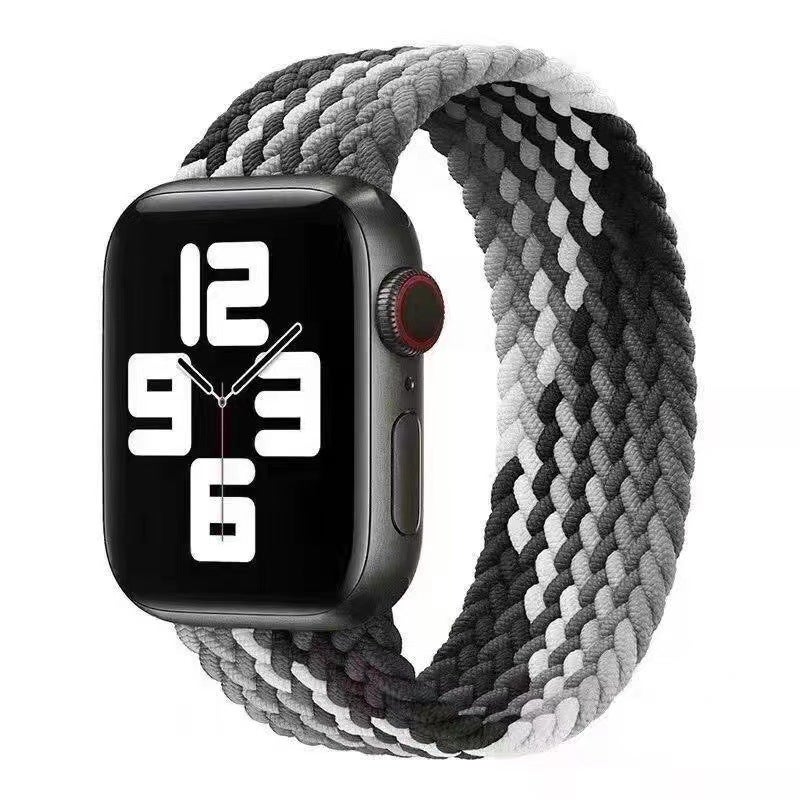 Suitable For Apple Watch Strap, Woven Integrated Single-Loop Iwatch Elastic Nylon Watch Strap - Image 5