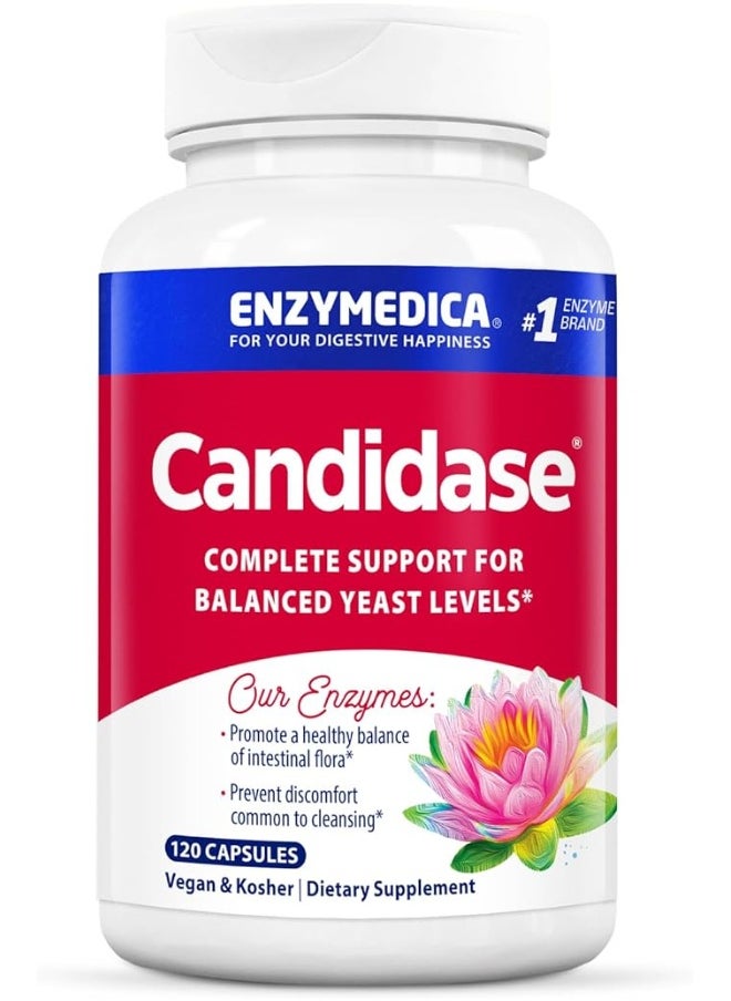 ENZYMEDICA Candidase 120 Capsules 