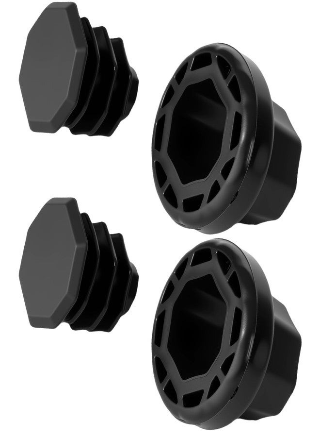 MaiTianna 2 Pack Lacrosse Stick End Caps, Sliding Butt End Cap Replacement for Lacrosse Sticks, Lightweight Durable Grip Caps for Improved Stick Control - Image 1