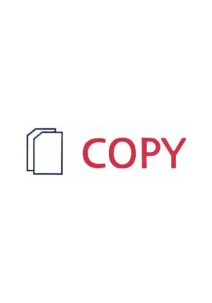 AccuStamp 2-Color Pre-Inked Message Stamp with Shutter - COPY Impression, 1-5/8" x 1/2", Red and Blue Ink - Image 5