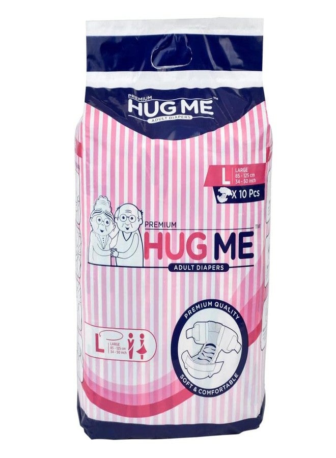 HUG ME Pack of 3- Hug Me Premium Briefs style adult diapers Unisex 34-50 inches - Image 2