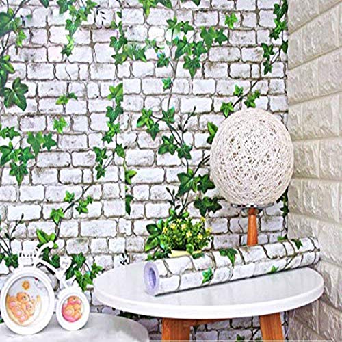 Wollzo Leafy Look Self-Adhesive Wallpaper (45 x 500 cm) - Image 5