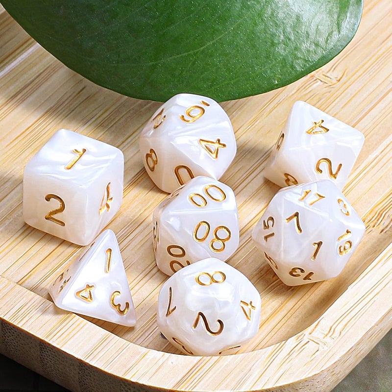 CiaraQ DND Polyhedral Dice Set with a Black Dice Bag for D&D RPG MTG Role Playing Table Games - Image 5