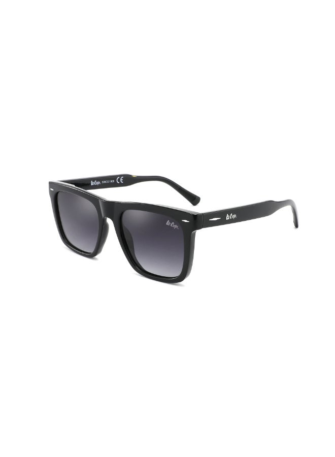 لي كوبر Unisex Polarized Sunglasses Shiny Black Frame Gr. Grey Lens - 50mm Lens - LC1021C01 - Image 1
