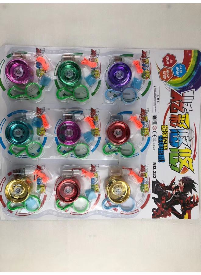 Alloy Yo-yo Boy Children's Toys Yoyo Ball Canteen Toy Stall Toy Direct Sales-Color:opp Belt Pack ] - Image 3