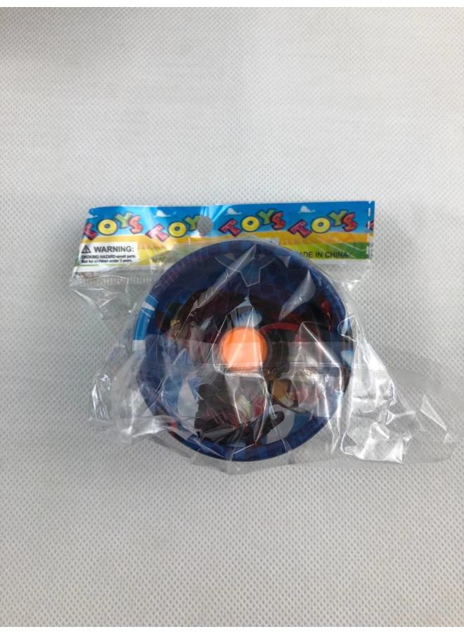 Alloy Yo-yo Boy Children's Toys Yoyo Ball Canteen Toy Stall Toy Direct Sales-Color:opp Belt Pack ] - Image 1