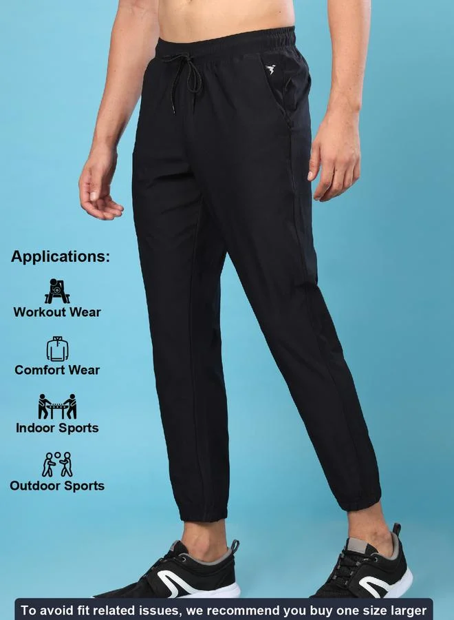 Technosport Technosport Solid Stretch Joggers with Drawstring