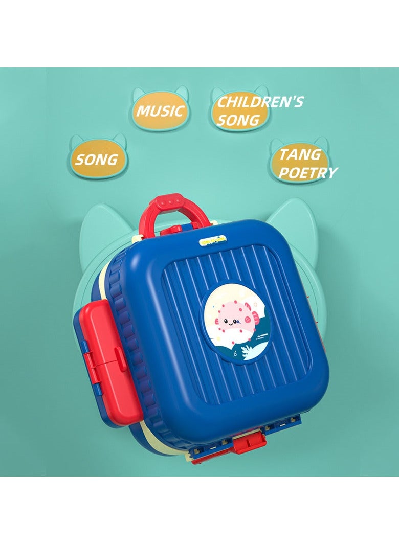 HI-FINE Fishing Toys for Kids Balance Scale Games Early Childhood Parent-Child Interactive Games With Music Stories 2 Toy Fishing Rods 24 Fish Learning and Educational Toys Sound Effect Toys (Blue) - Image 5