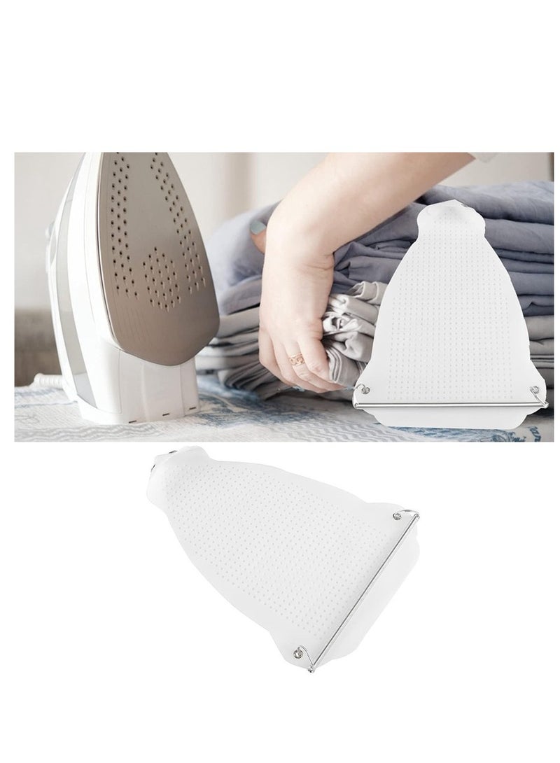 غطاء لوحة الكي، غطاء واقي للوحة الكي واقي ملابس مرن لمنع الاحتراق، (أبيض) - Image 3