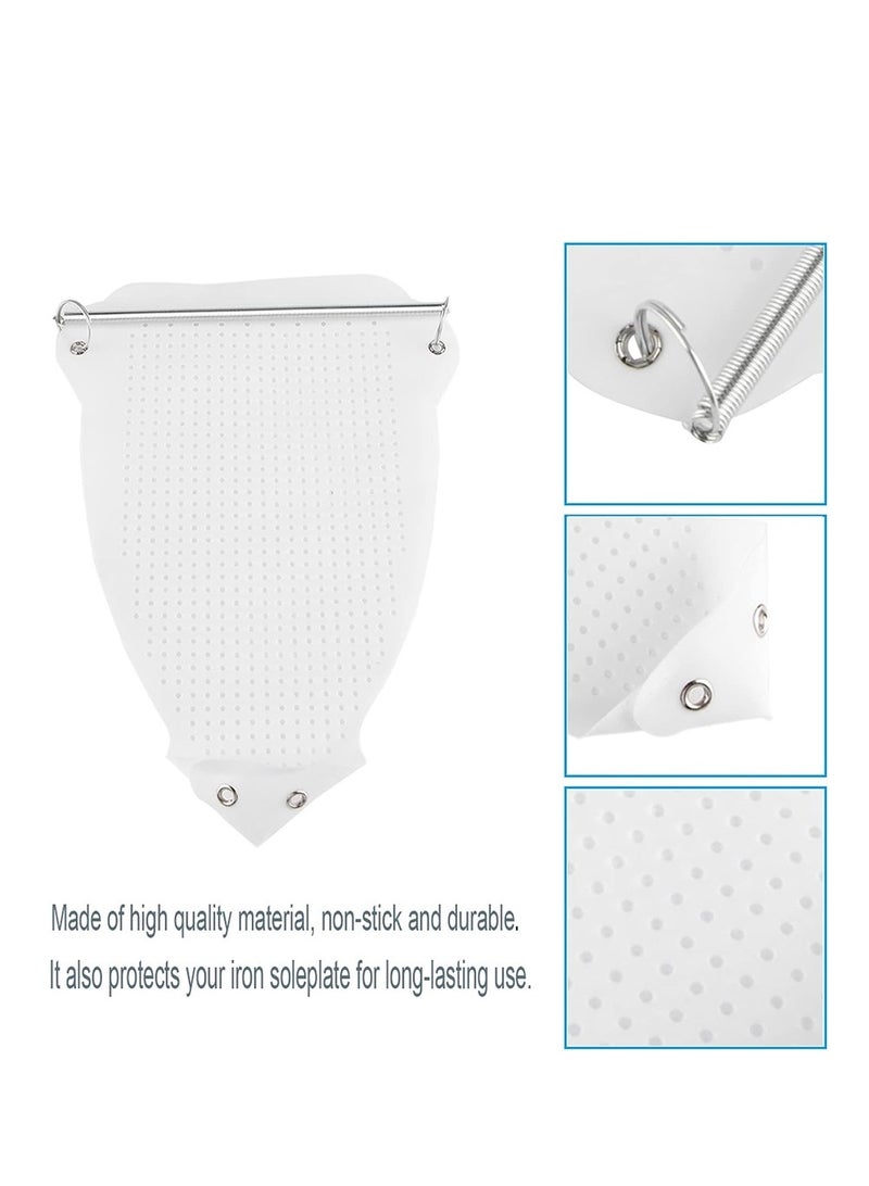 غطاء لوحة الكي، غطاء واقي للوحة الكي واقي ملابس مرن لمنع الاحتراق، (أبيض) - Image 5