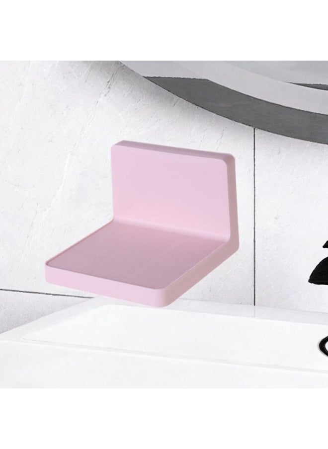 Mordely Multifunction Wall Mounted Storage Rack Self-Adhesive No-Drill Shelves Wall Organizer for Kitchen Bathroom Self-Adhesive Soap Sponge Holder  - Image 4
