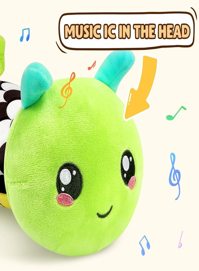TOHIBEE Baby Caterpillar Toys 0-6 6-12 Months, Stuffed Animals Musical Sensory Toy - Image 2